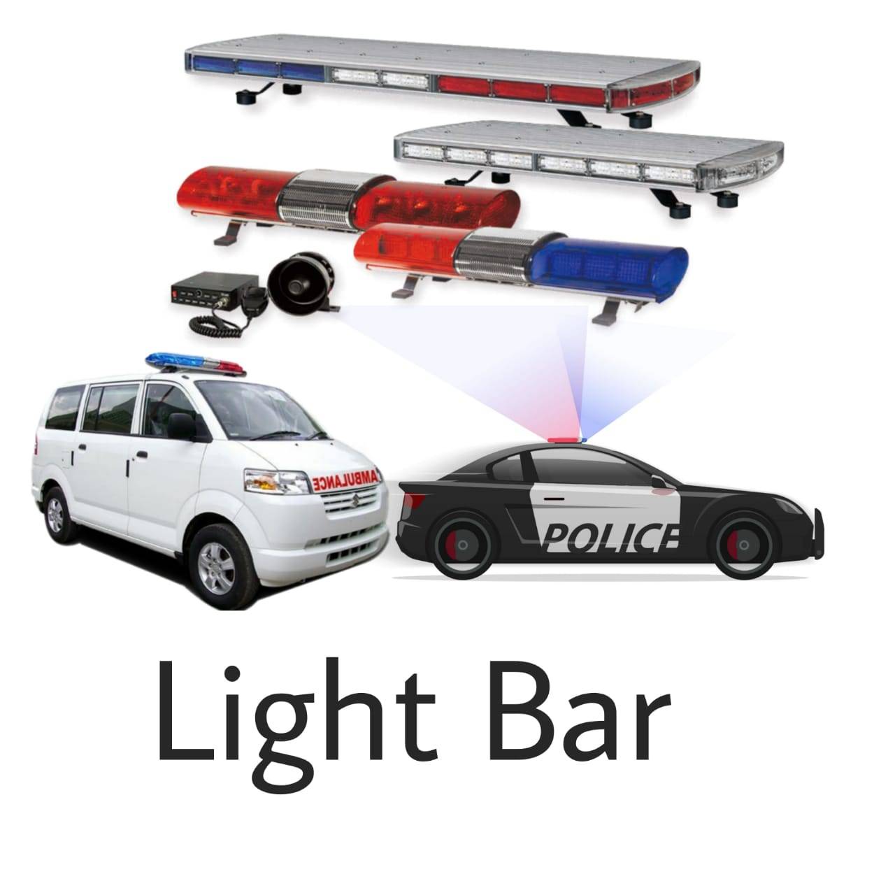light bar ambulance polisi